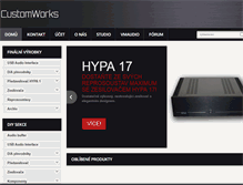 Tablet Screenshot of customworks.cz
